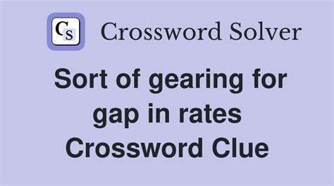 Gap (6) Crossword Clue